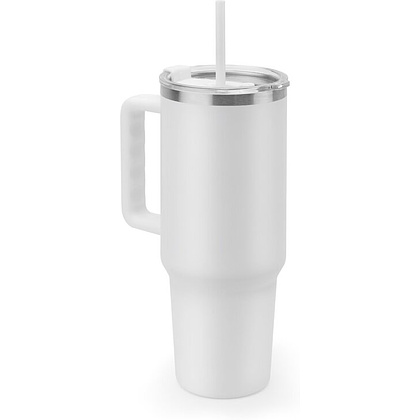 Кружка термическая "Joyner XL", металл, пластик, 1300 мл, белый