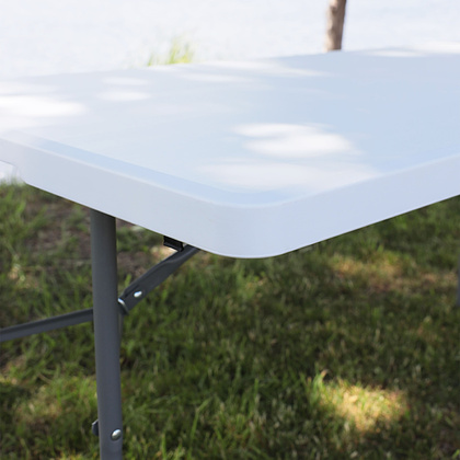 Стол складной 1800х755х730 мм, пластик, белый - 3