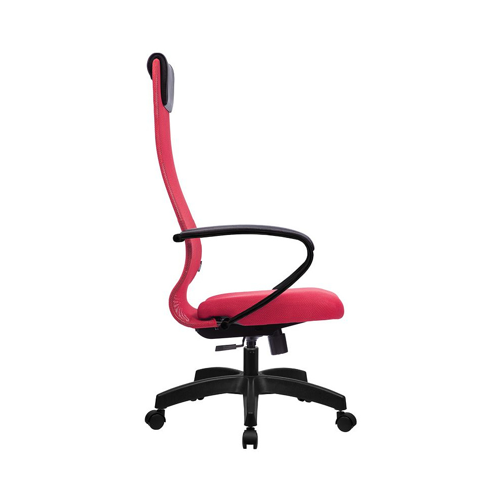 Кресло для руководителя "METTA BP-8 PL" сетка, пластик, красный - 2
