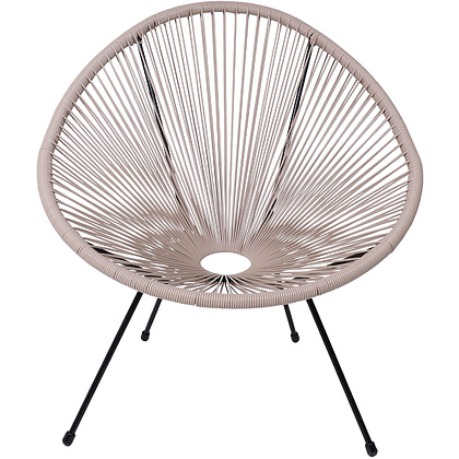 Кресло садовое AksHome RIMINI, искусственный ротанг, коричневый - 6