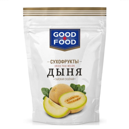Сухофрукты "Good Food", 110 г, дыня тайская