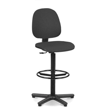 Кресло для персонала "Regal GTS Ring Base STOPKI C-38", ткань, пластик, серый