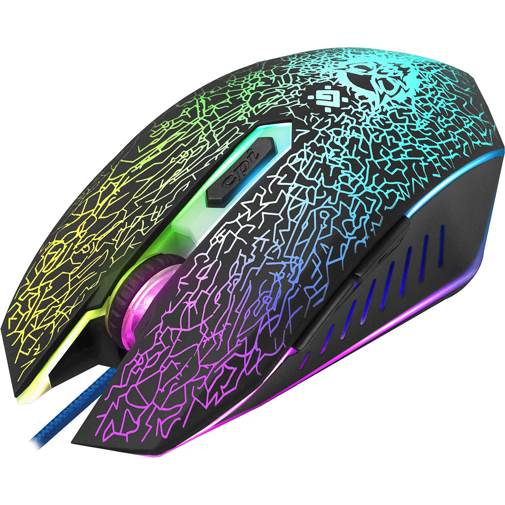 Набор игровой клавиатура и мышь с наушниками и ковриком "DEFENDER Target MKP-350" - 4