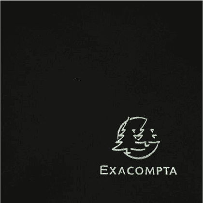 Папка на резинках "Exacompta", A4, 15 мм, полипропилен, черный - 4