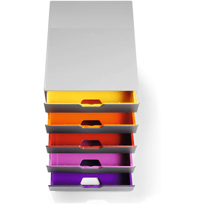 Блок из 5 лотков закрытый "Varicolor", 292x280x356 мм, 5 лотков - 5