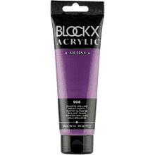 Краски акриловые "Blockx", 906 пурпурный яркий, 120 мл