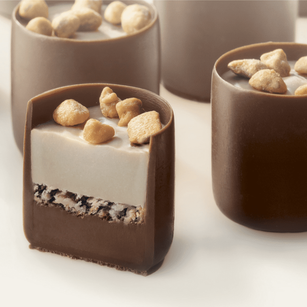 Конфеты шоколадные "Комильфо" 116 г, c кремом и миндалем - 2