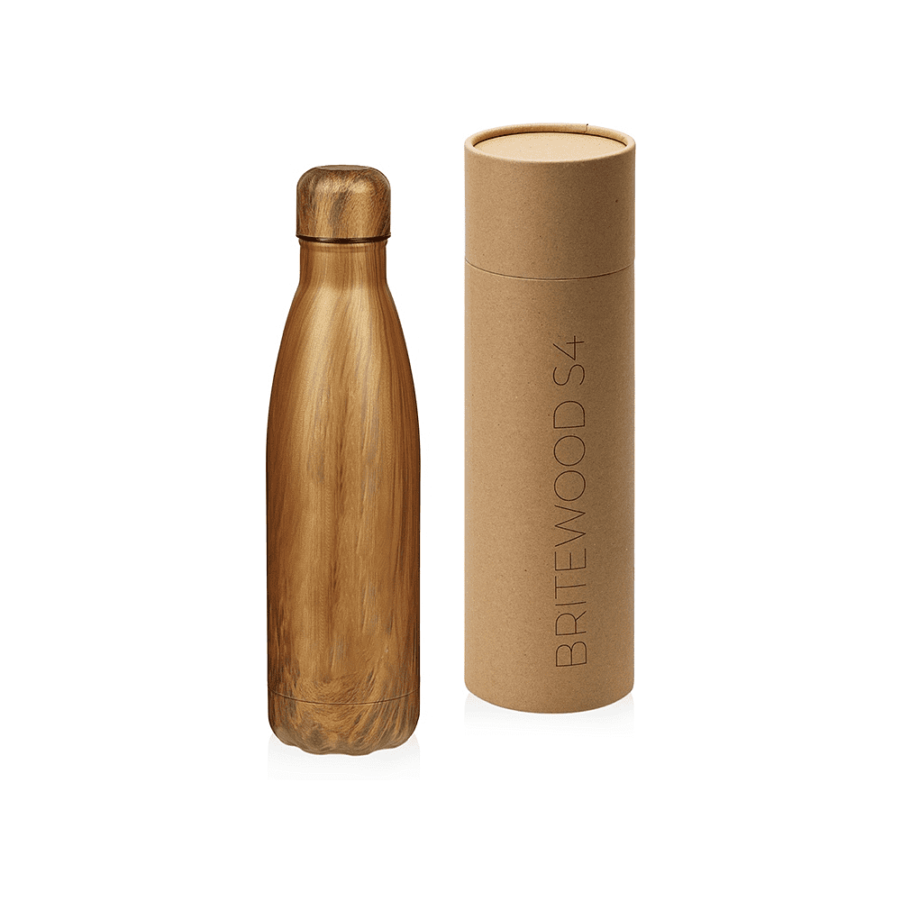 Бутылка для воды "Britewood S4", 500 мл, коричневый - 3