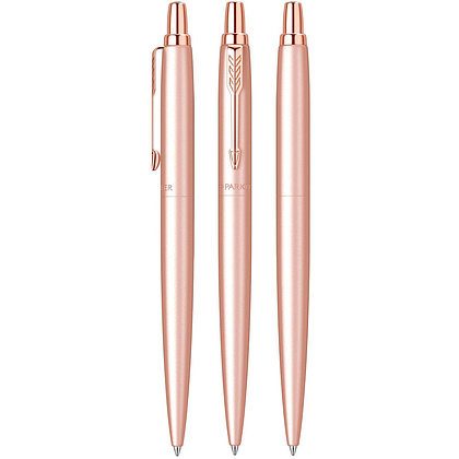 Ручка шариковая автоматическая Parker "Jotter Monochrome XL SE20", 1.0 мм, розовое золото, стерж. синий - 2