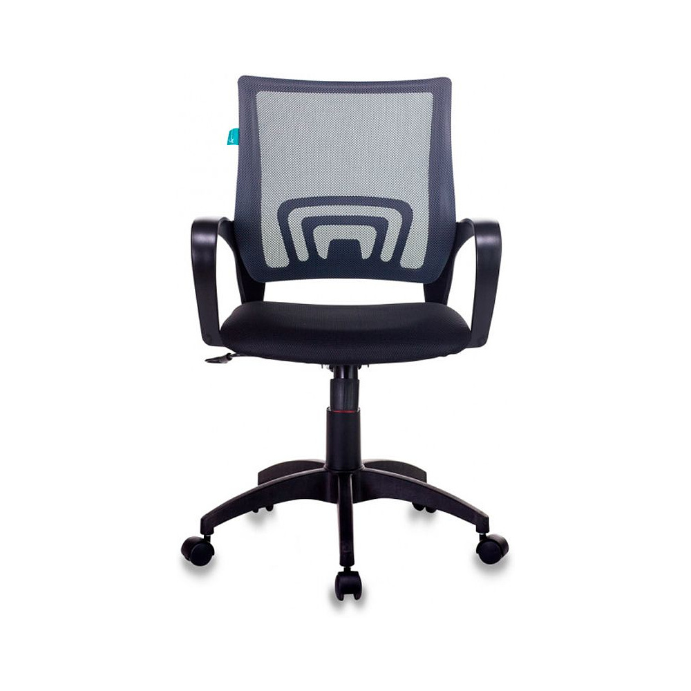 Кресло для персонала Бюрократ "CH-695N/BLACK", ткань, пластик, серый - 3
