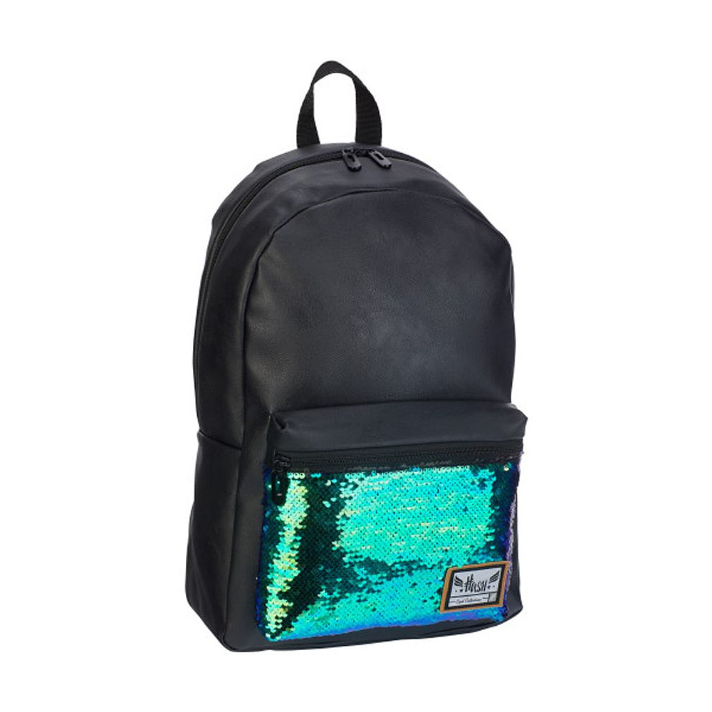 Рюкзак молодежный "Head Holographic Fashion", черный, синий
