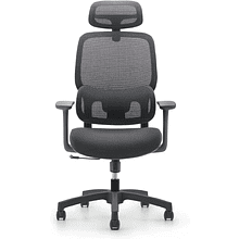 Кресло для руководителя SitZone U-073A сетка, ткань, пластик, черный, -30%