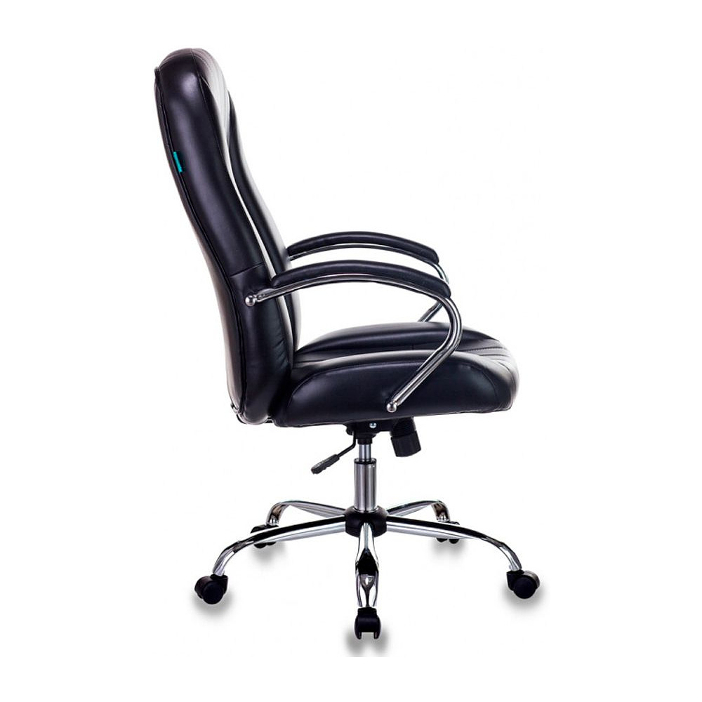 Кресло для руководителя Бюрократ T-898SL черный Leather Venge Black, эко.кожа, металл - 3