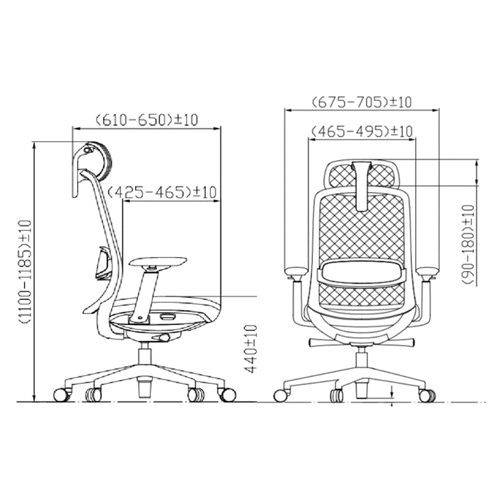 Кресло для руководителя SitZone CH-531A-BS, ткань, пластик, белый, -30% - 6