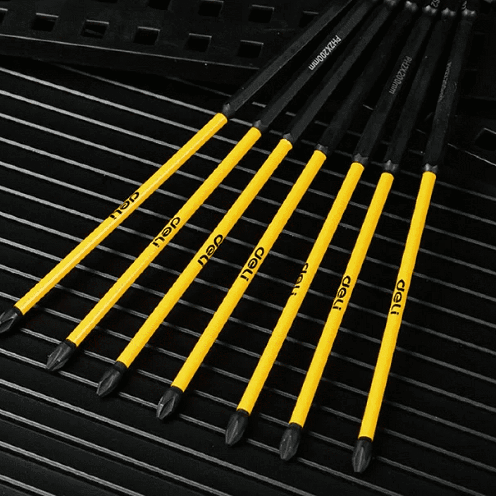 Бита Deli YS EDL251200, ударная, 10 шт., PH2 x 200 мм - 10