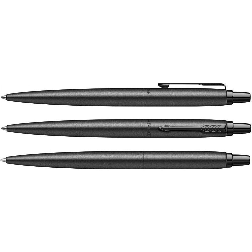 Ручка шариковая автоматическая Parker "Jotter Monochrome XL SE20", 1.0 мм, черный, стерж. синий - 3