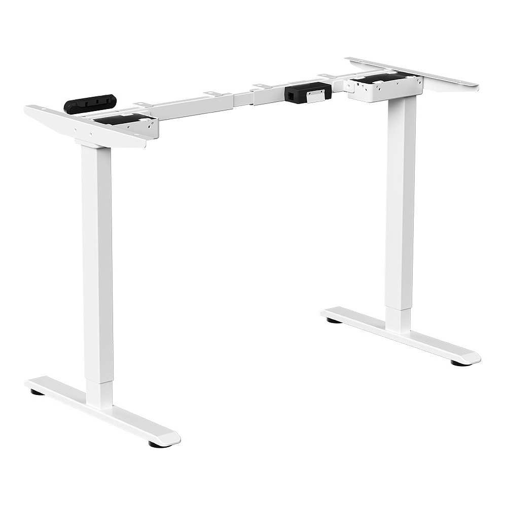 Стол с электроприводом WellDesk Prime 1300x675х18 белый/дуб бардолино натуральный (9191462+9072452) - 5