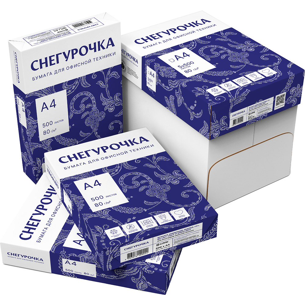 Бумага "Снегурочка", А4, 500 листов, 80 г/м2 - 6