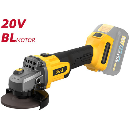 Шлифмашина угловая Deli YS EDC602Z, без аккумуляторов и ЗУ - 3