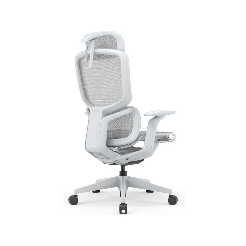 Кресло компьютерное SitZone E-JX-002А, сетка, пластик, белый - 4