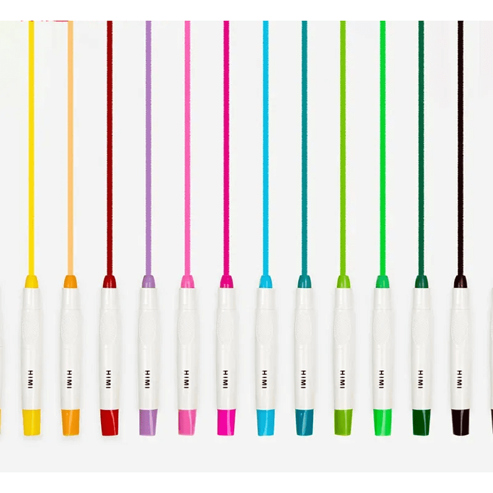 Мелки восковые "Himi Silky Crayon", 36 цветов, ассорти - 9