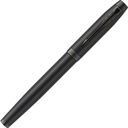 Ручка перьевая "Parker IIM Achromatic", F, черный, патрон синий - 2