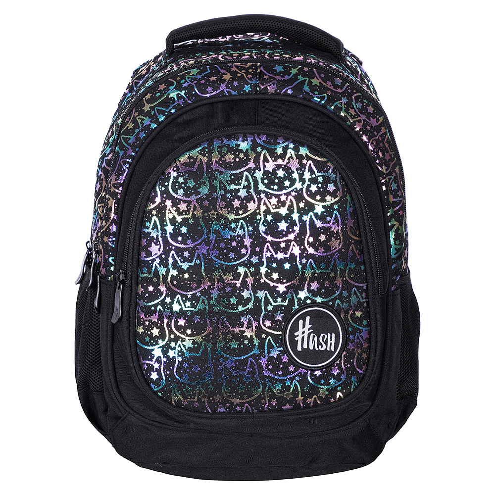 Рюкзак молодежный "Hash neon kitty", чёрный - 2