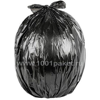 Мешки для мусора Ромашка Эконом, 60 л, ПНД, 6 мкм, 58х68 см, 50 шт/рулон, черный - 2