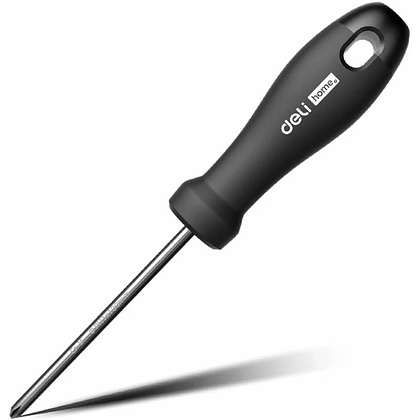 Отвертка Deli HS EHT1205, PH1х100 мм, Soft Touch, черный