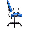Кресло для персонала "Бюрократ CH-1300N/BLUE Престиж+", пластик, ткань, синий - 3