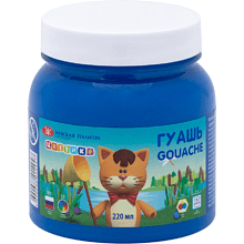 Гуашь "Цветик", 220 мл., банка 