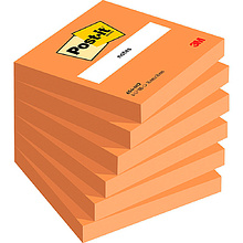 Бумага для заметок "Post-it Notes", 76x76, 100 листов, ярко-оранжевый