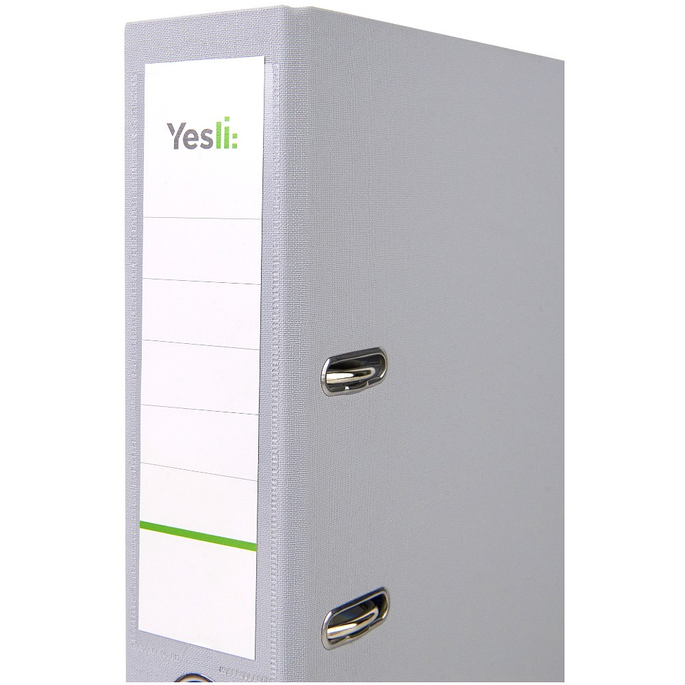 Папка-регистратор "Yesli:", А4, 75 мм, ПВХ, серый - 2