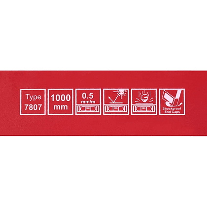 Уровень брусковый MGS 700807B, 1000 мм, 2 глазка - 2