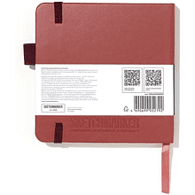 Скетчбук "Sketchmarker", 12х12 см, 140 г/м2, 80 листов, красный винтаж