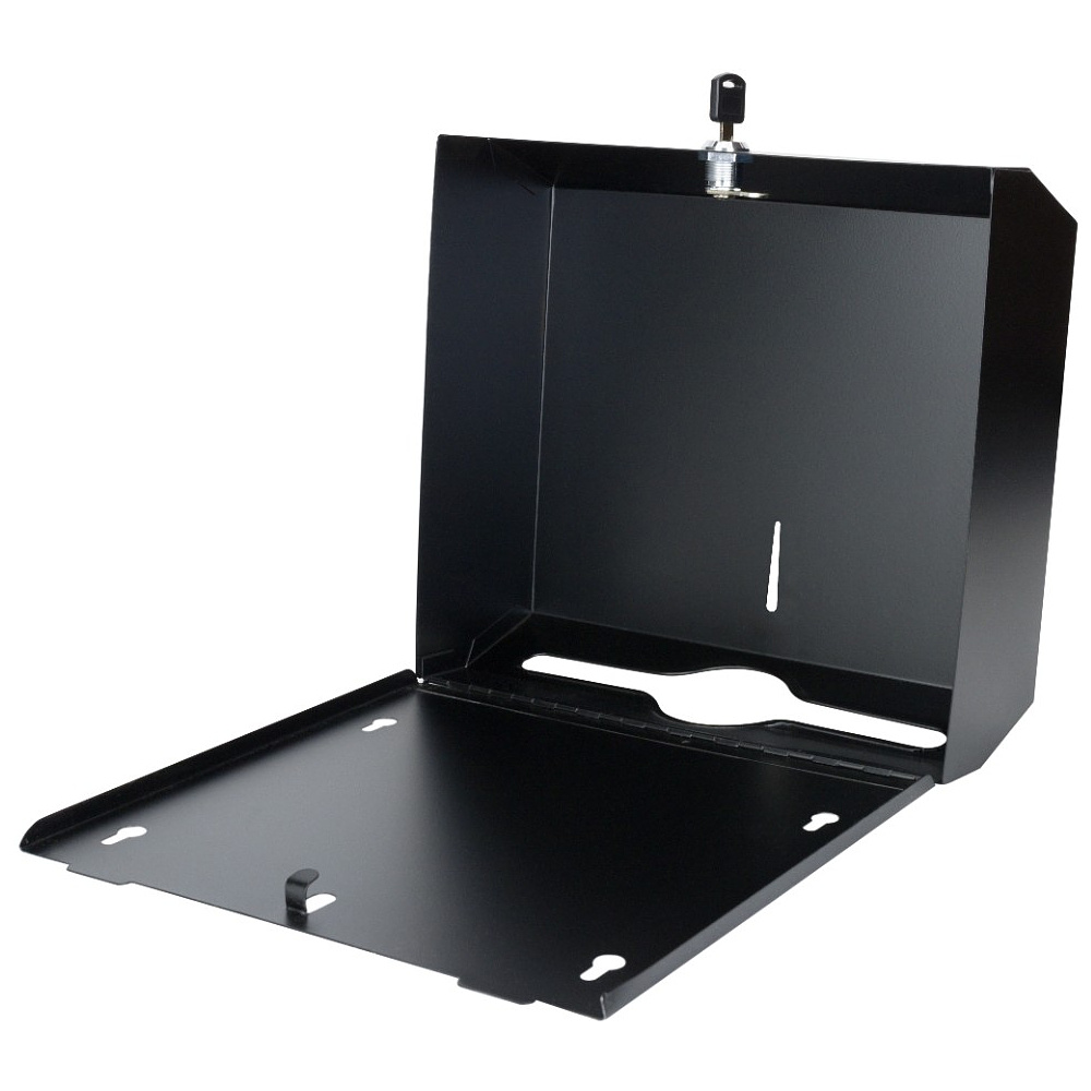 Диспенсер BXG-PD-5003B для полотенец листовых, металл, черный, матовый - 6