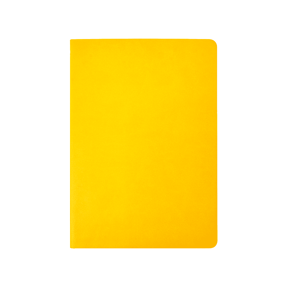 Блокнот "1818-15", А5, 80 листов, желтый