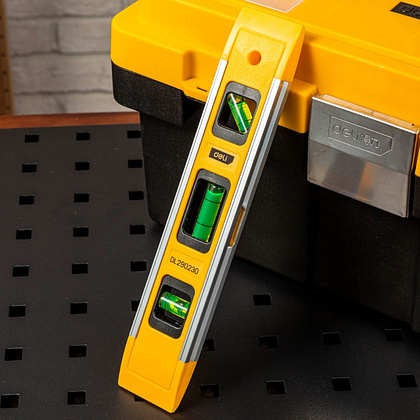 Уровень строительный Deli YS EDL290230, 230 мм, магнит - 7