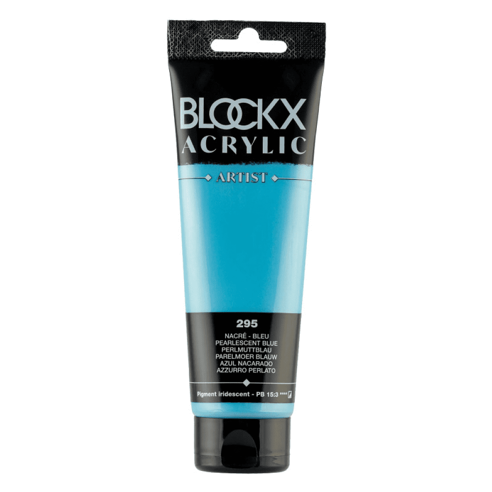 Краски акриловые "Blockx", 295 жемчужный синий, 120 мл