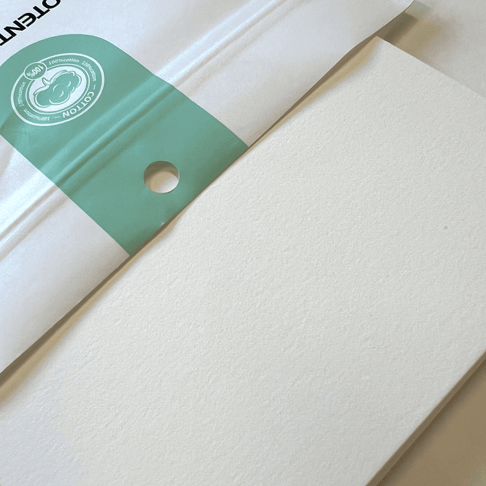 Бумага для акварели "Potentate", хлопок, горячий пресс, 13.5х19 см, 10 листов - 2