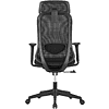 Кресло для руководителя SitZone U-090A, сетка, ткань, пластик, черный, -30% - 5