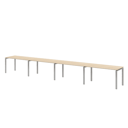 Коллекция Титан Бенч-система линейная на 4 рабочих места ТН312ТР-4х1+ТН312К-22, 4800х700х742