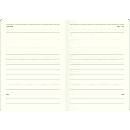 Ежедневник недатированный "Petals", А5, 320 страниц, голубой - 2