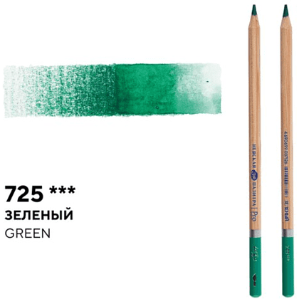 Карандаш акварельный "Белые ночи", 725, зеленый - 2