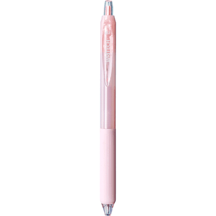 Ручка шариковая автоматическая "Low Viscosity", 0,7 мм, розовый, стерж. синий
