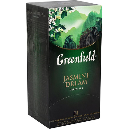 Чай "Greenfield" Jasmine Dream, 25 пакетиков x2 г, зеленый