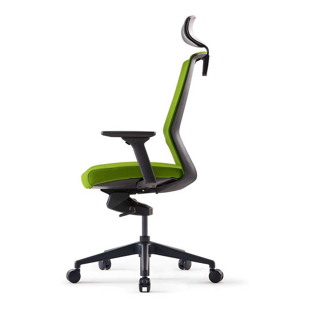 Кресло для руководителя Bestuhl "J1", сетка, ткань, пластик, зеленый  - 3