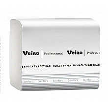 Бумага туалетная листовая "Veiro Professional Comfort"
