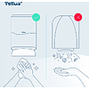 Диспенсер Tellus для полотенец листовых, черный, HT3 - 13