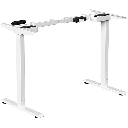 Стол с электроприводом WellDesk Prime 1300x675х18 белый/дуб бардолино натуральный (9191462+9072452) - 5